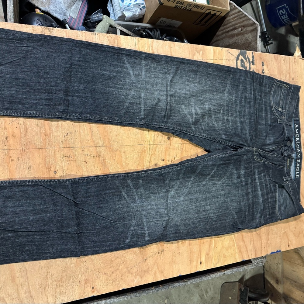American Eagle Outfitters Men's Black Jeans